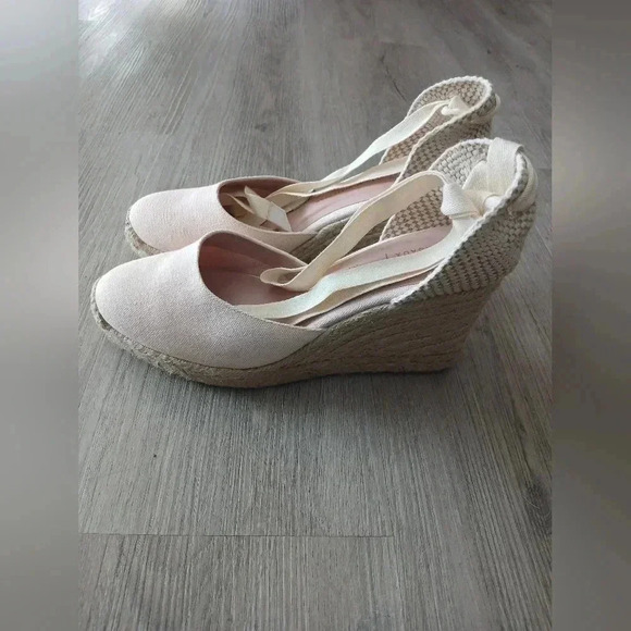 Margaux x Gal Meets Glam Espadrille in Blush NWOT size 9W - Picture 5 of 9